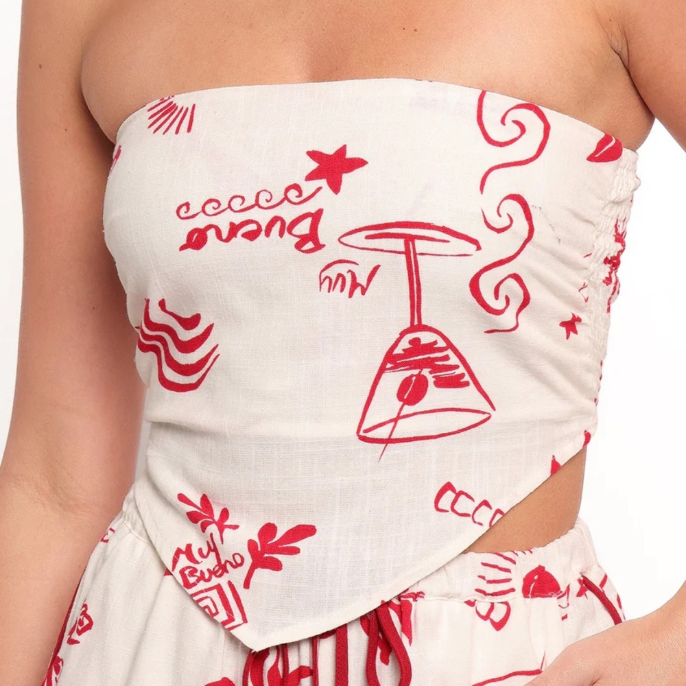 NEW Petal & Pup Malta Strapless Top : XS